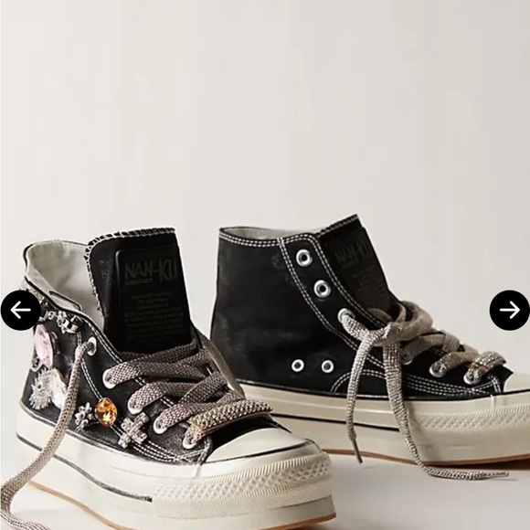 NAN-KU couture Embellished Found things High-Top Sneakers - Picture 3 of 8